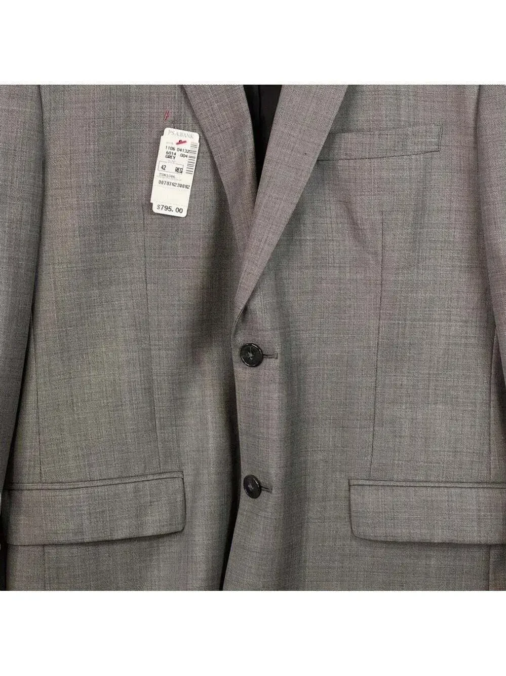 Jos. A. Banks Mens Blazer Size 42R 2 Button Slim Cut Blazer Suit Jacket Career